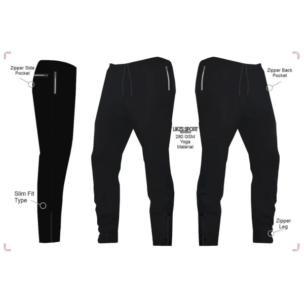 Plain Track Bottom - Likzs Sport Evolution